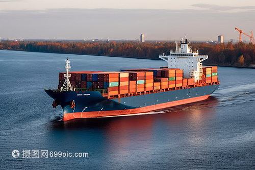 海外进出口船只 全球海上国际货物运输的支柱
